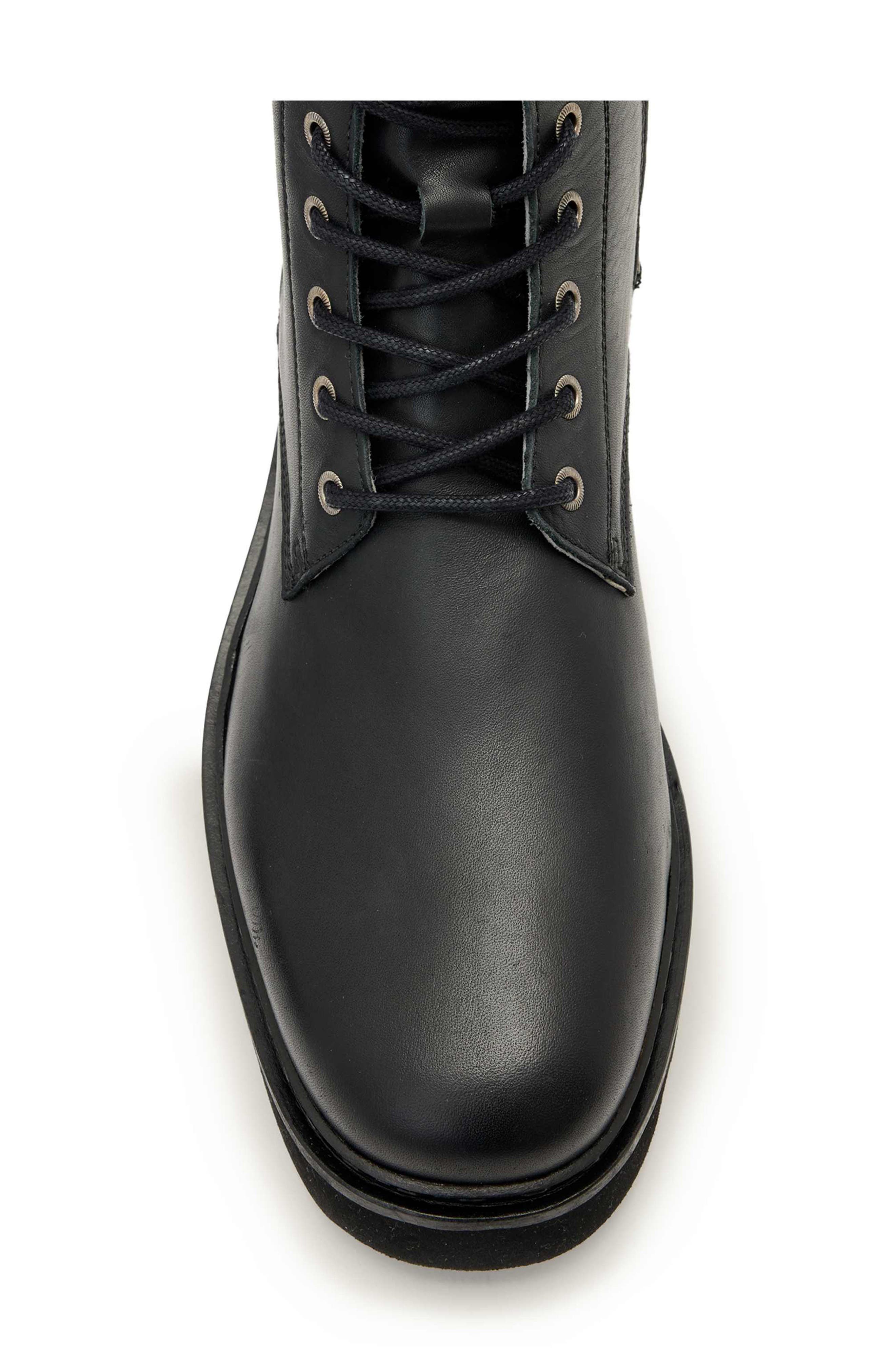 AllSaints Skiff Combat Boot, Alternate, color, Black