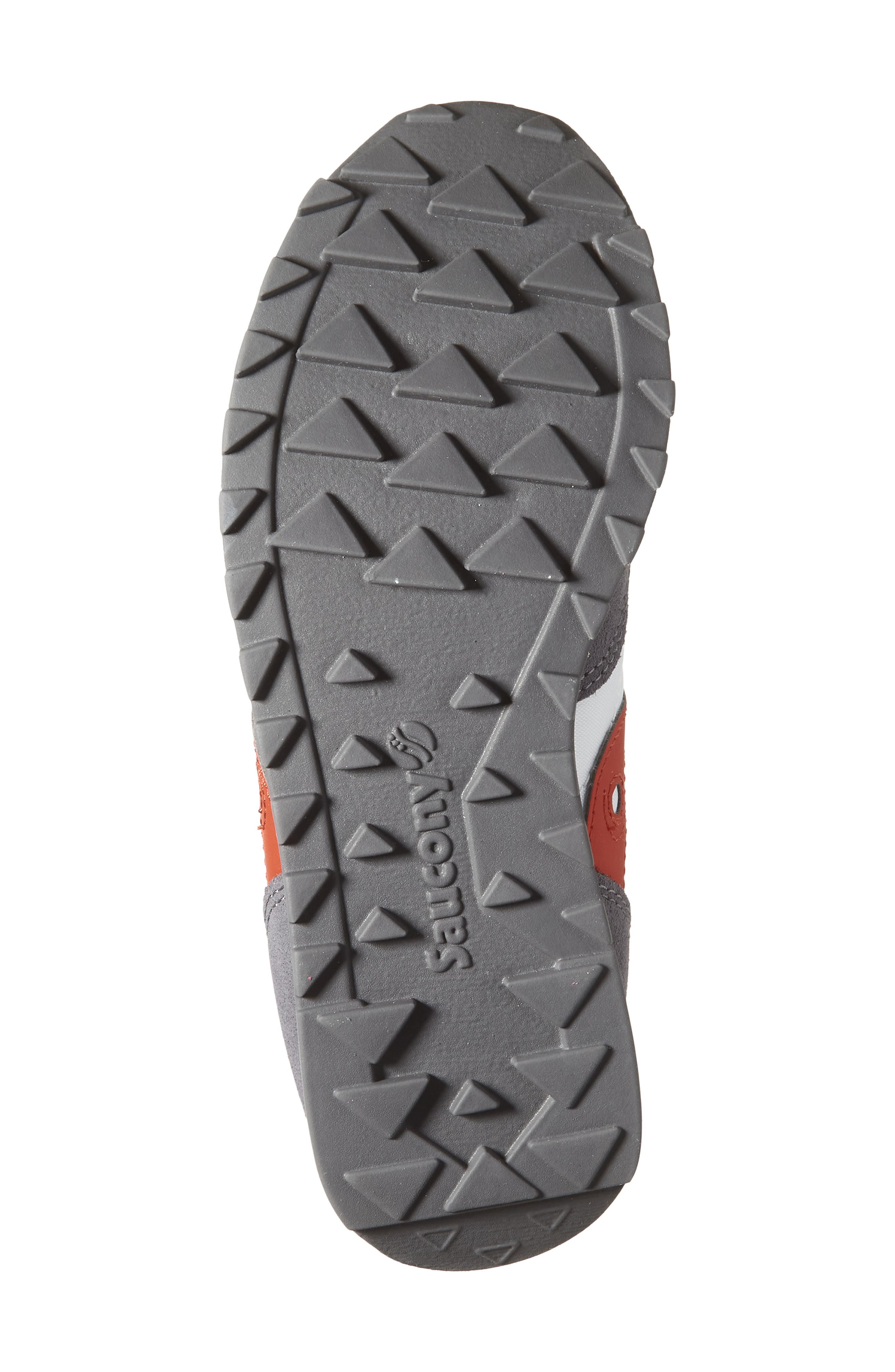 Saucony Kids' Jazz Original Sneaker, Alternate, color, White/ Grey/ Red