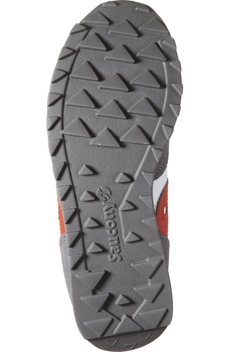 Saucony Kids' Jazz Original Sneaker, Alternate, color, White/ Grey/ Red