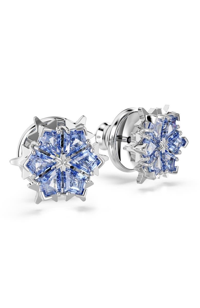 Swarovski Magic Stud Earrings, Alternate, color, Blue
