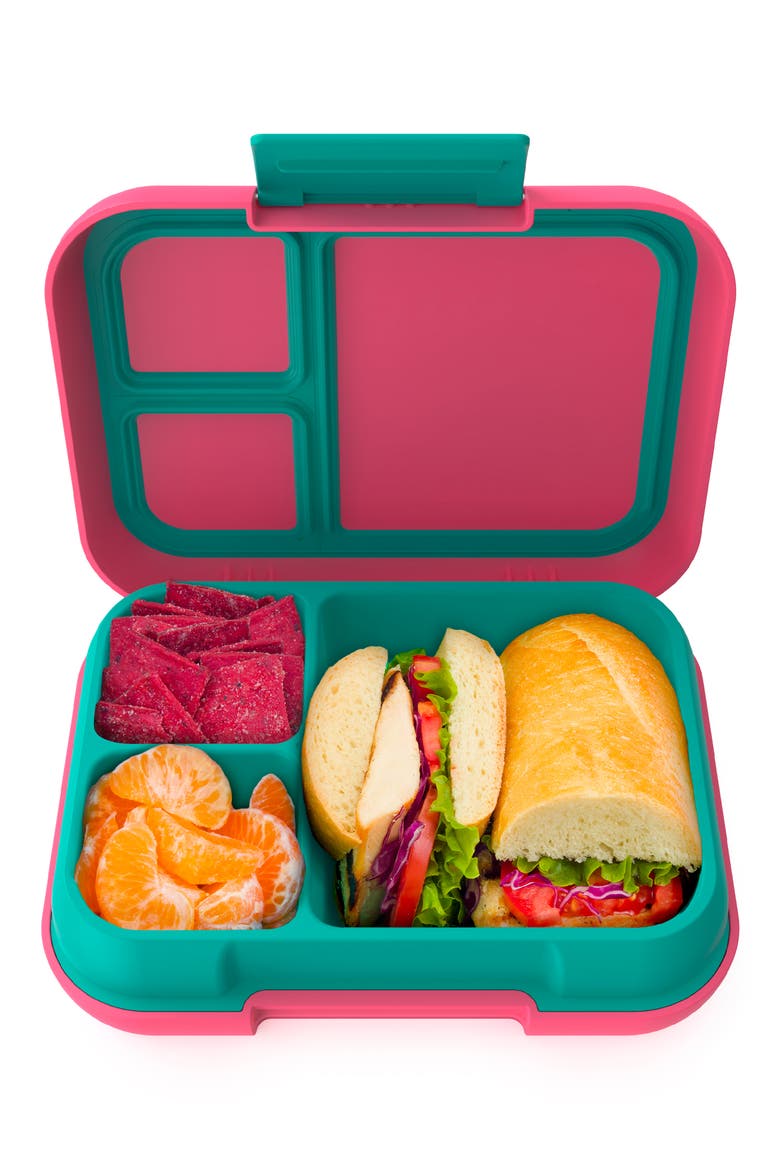 Pop Lunch Box - Coral/Teal, Alternate, color, CORAL TEAL