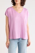 Eileen Fisher V-Neck Organic Linen T-Shirt