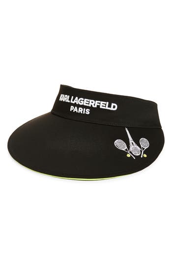 Karl Lagerfeld Paris Tennis Embroidered Visor