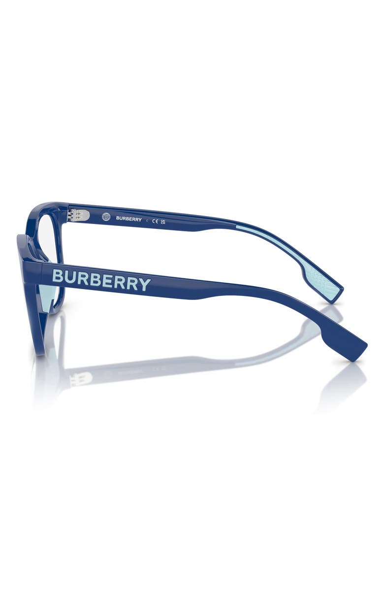 Burberry 47mm Square Optical Glasses, Alternate, color, Blue / Demo Lens