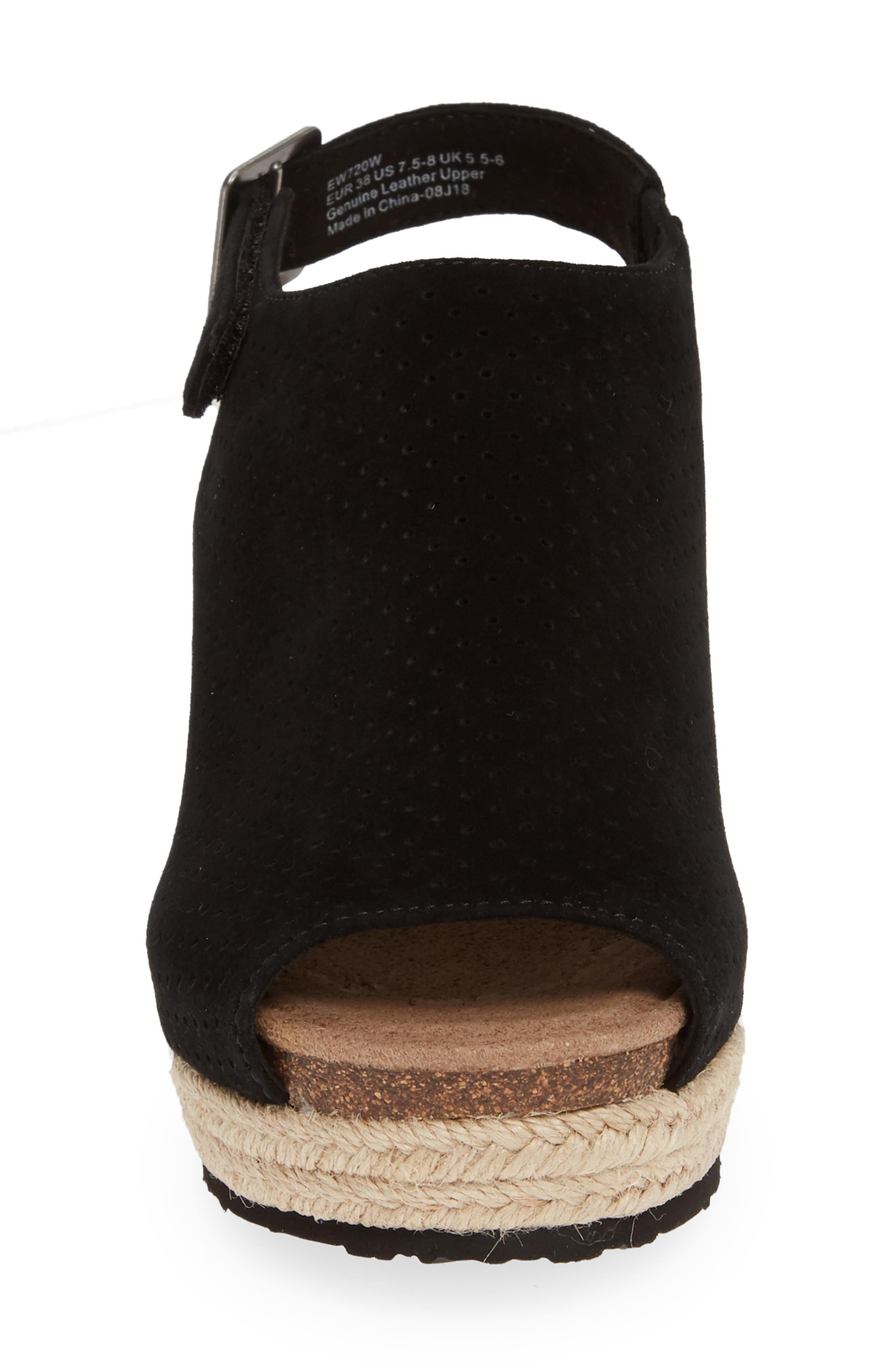 Aetrex Sherry Espadrille Wedge Sandal, Alternate, color, 