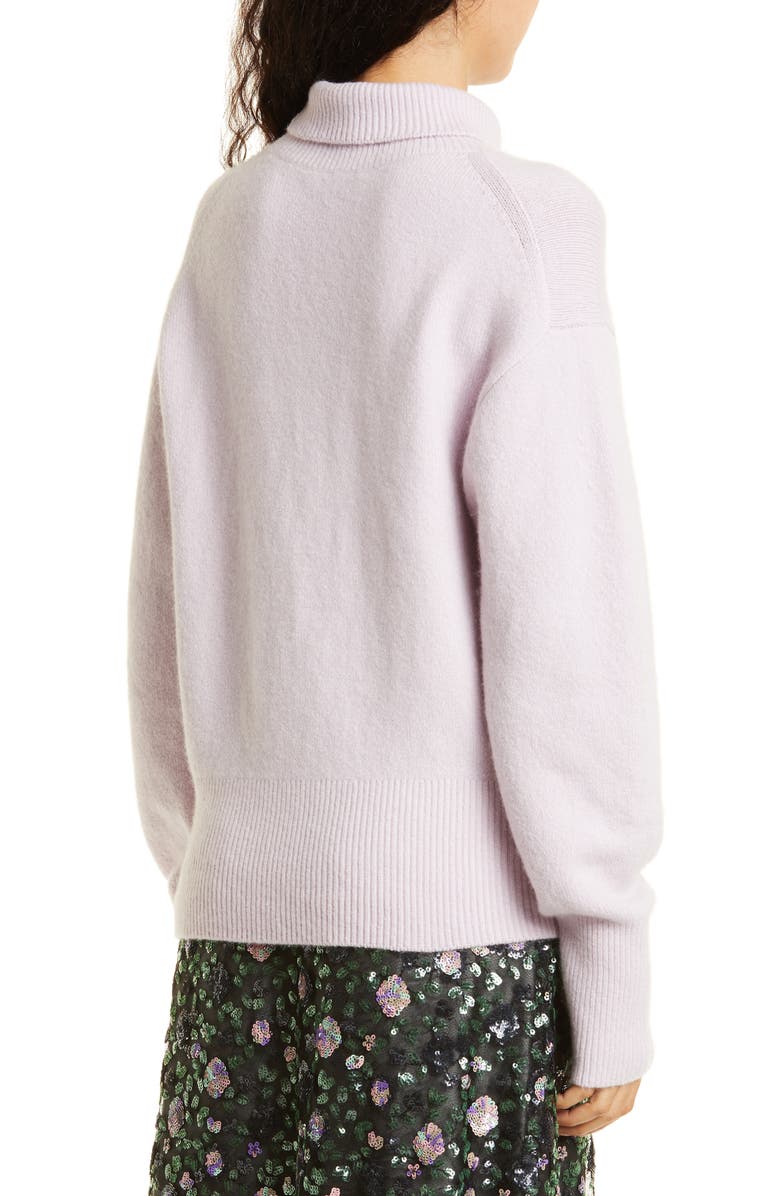 Vince Wool Blend Turtleneck Sweater, Alternate, color, Pale Rose
