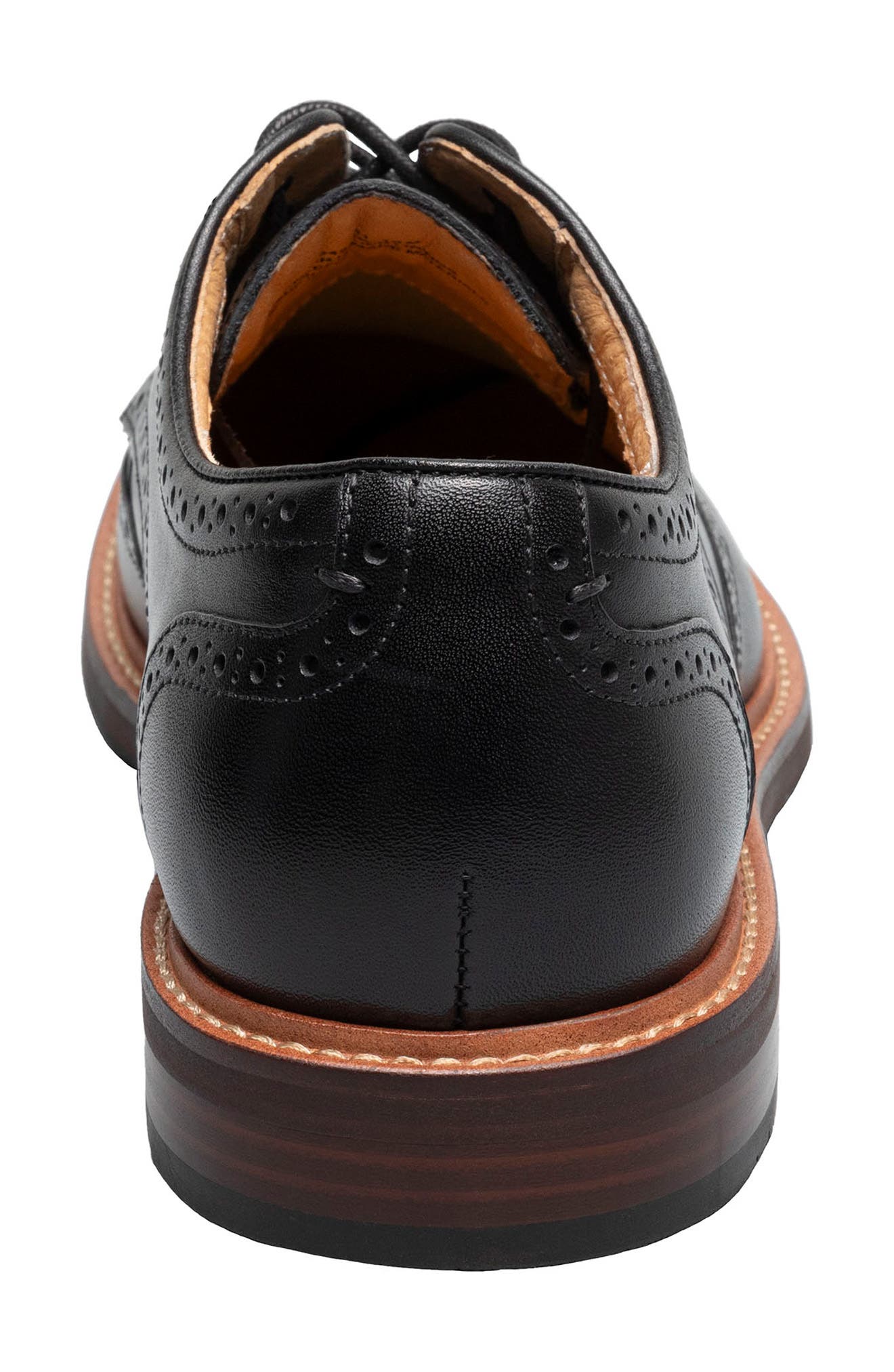 Florsheim Anthem Wingtip Blucher, Alternate, color, Black
