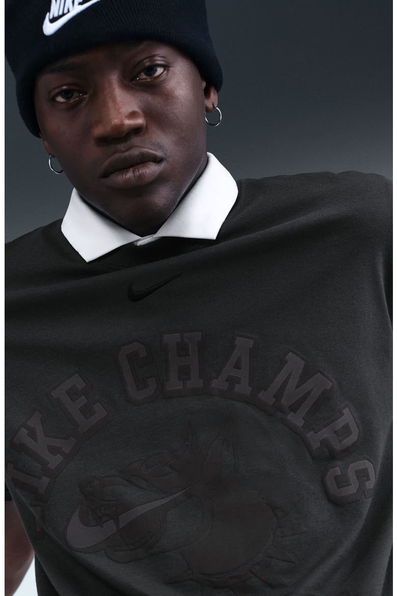 Champs Destroyers Graphic T-Shirt, Alternate, color, OFF NOIR