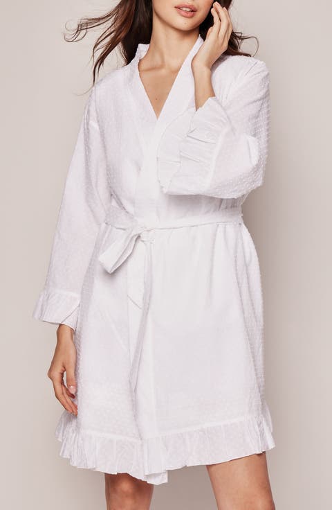 Swiss Dot Cotton Robe