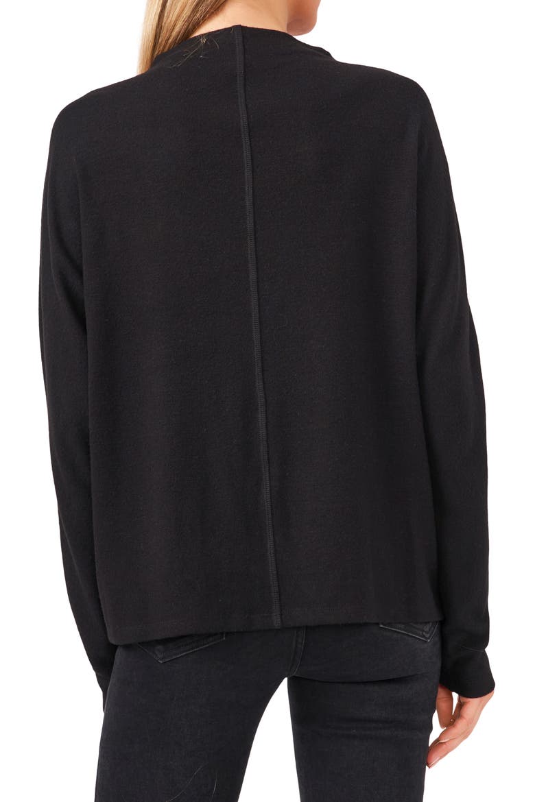 Colorblock Sweater, Alternate, color, RICH BLACK