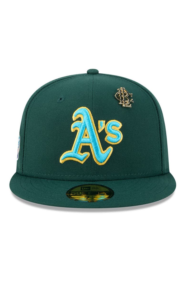 New Era Men's New Era Green Athletics 2025 Big League Chew 59FIFTY Fitted Hat, Alternate, color, Green