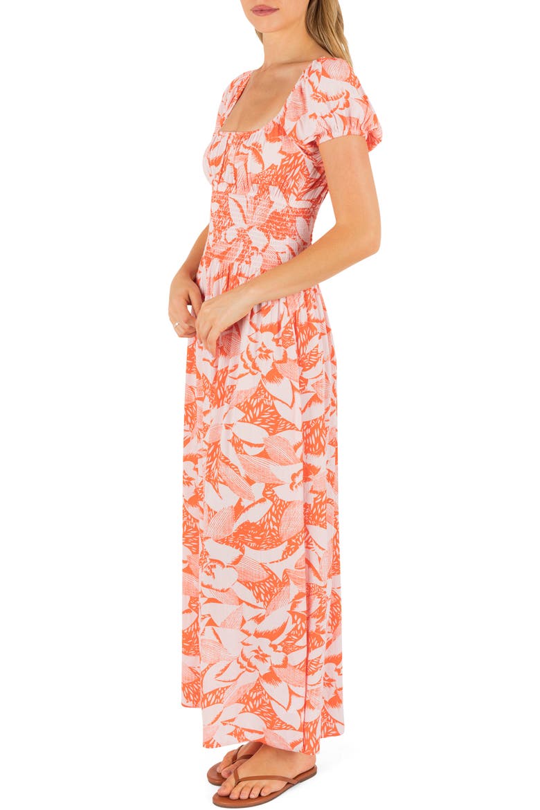 Paloma Floral Print Maxi Dress, Alternate, color, FRUIT PUNCH