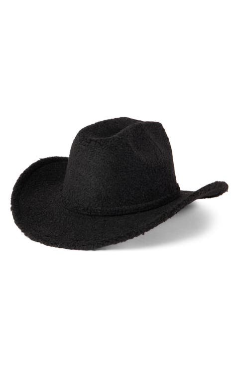 Cattleman's Faux Shearling Hat