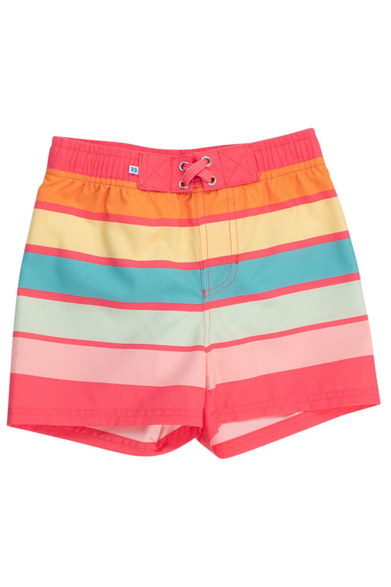 Boys UPF50+ Swim Trunks, Main, color, Ice Cream Stripe