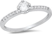 HMY JEWELRY Simulated Diamond Pavé Ring