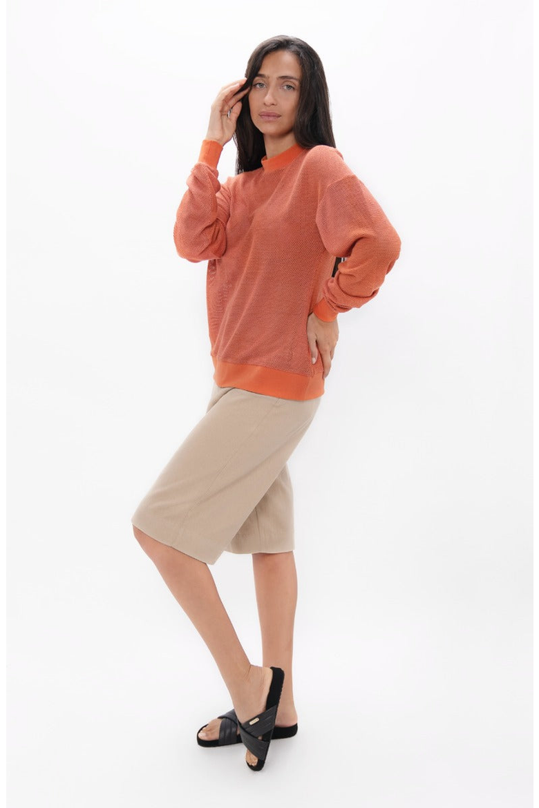 Philly Cosy Sweater, Alternate, color, Clay