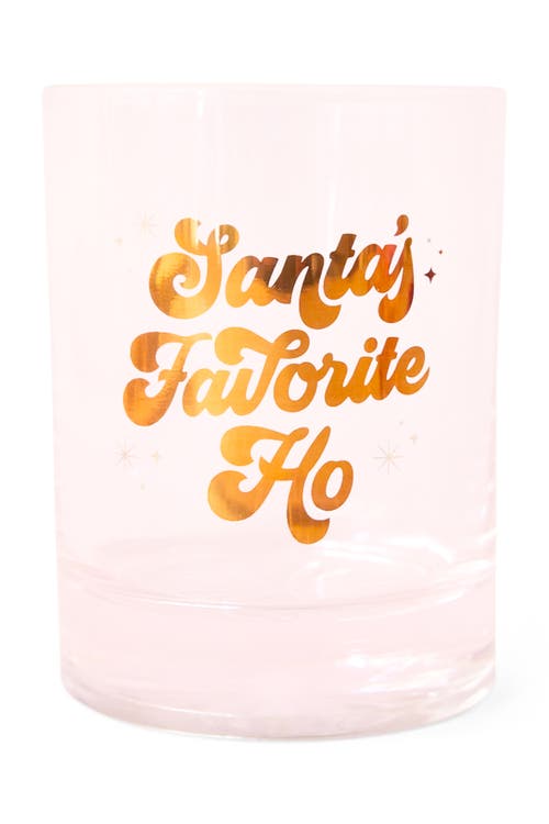 Sunshine Studios Santas Favorite Ho Tumbler In Multi