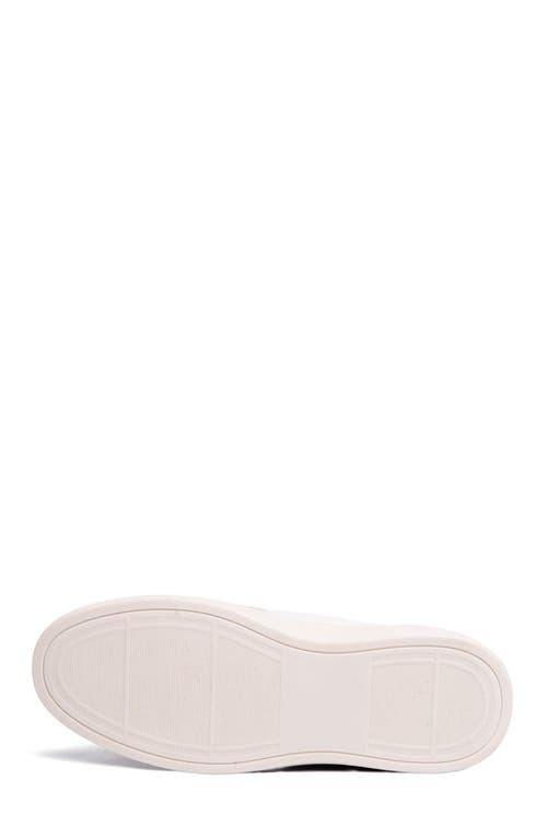 Marc Joseph New York Main Street Hands Free Technology Leather Sneaker In White