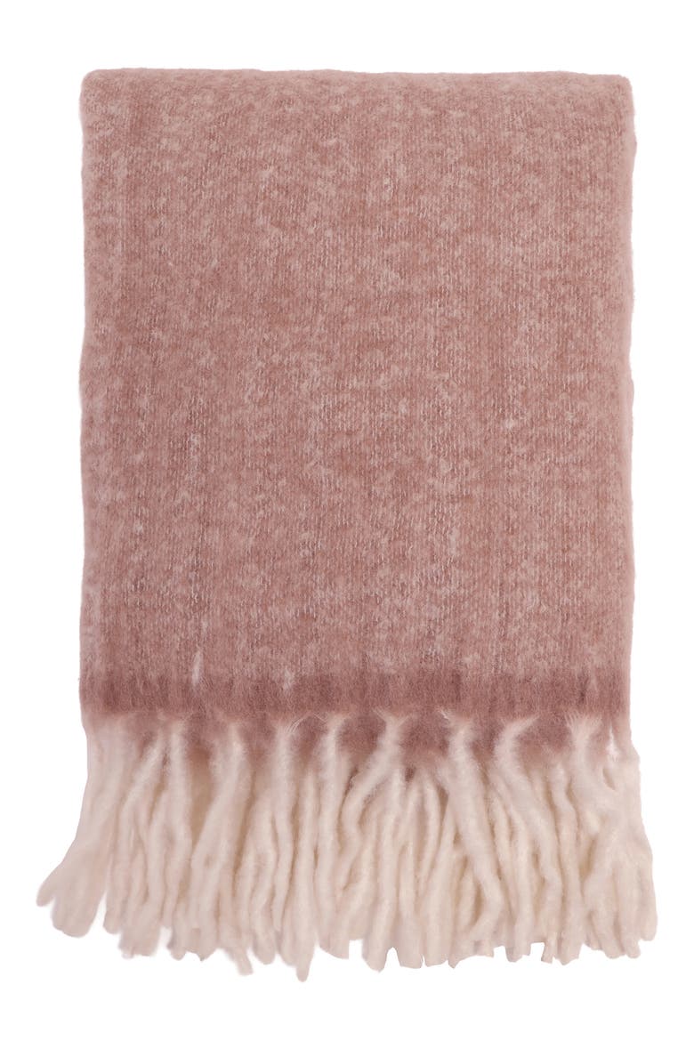 Summit Throw Blanket, Main, color, DUSTY ROSE