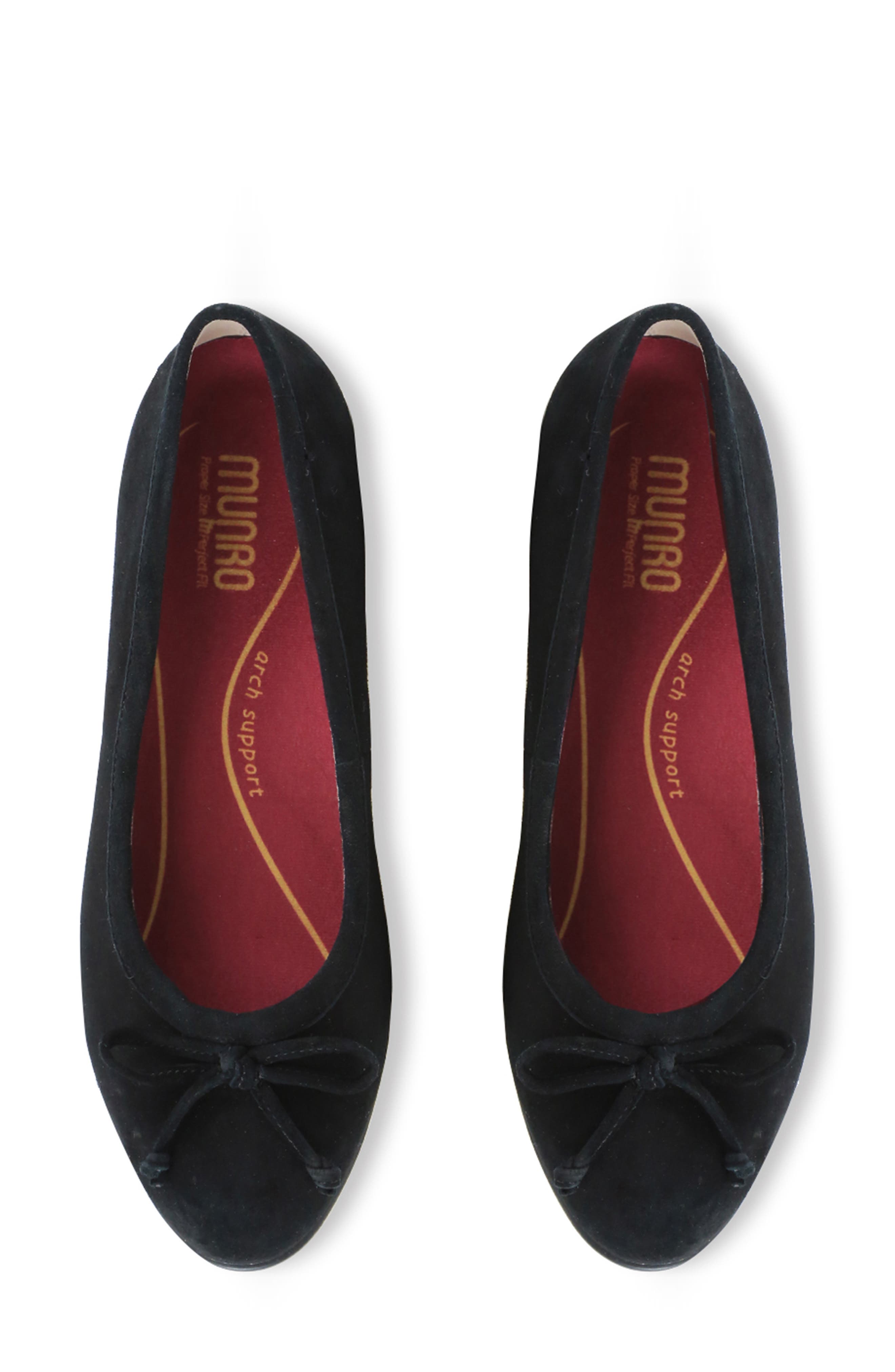 Joslynn Ballet Flat, Alternate, color, BLACK KID SUEDE