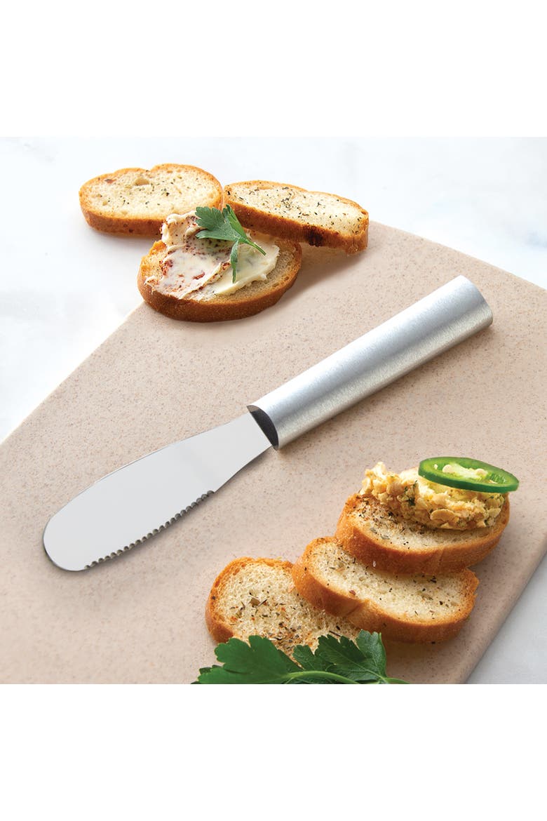 Cutlery 3.375-Inch Party Spreader Stainless Steel Serrated Blade, Alternate, color, Silver