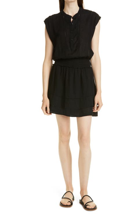 Angelina Smocked Waist Minidress