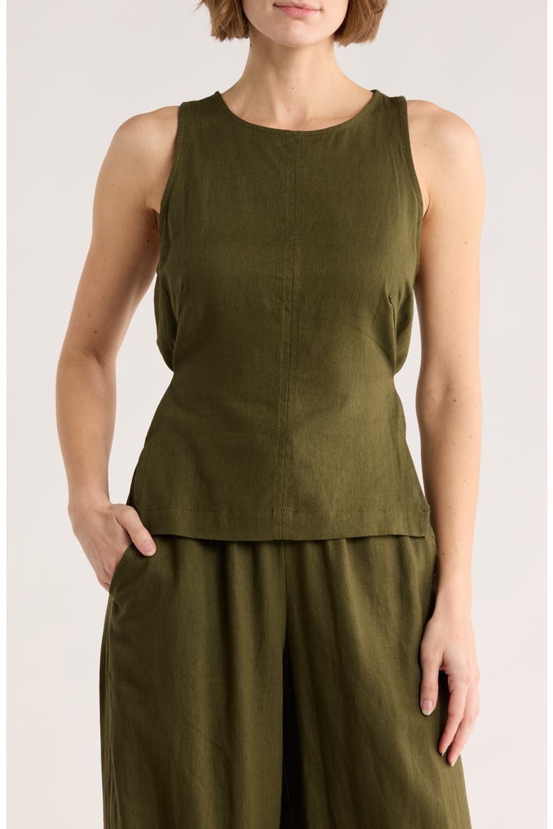 MAX STUDIO Tie Back Tank (Women) | Nordstromrack
