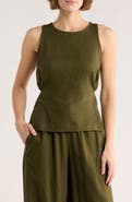MAX STUDIO Tie Back Tank