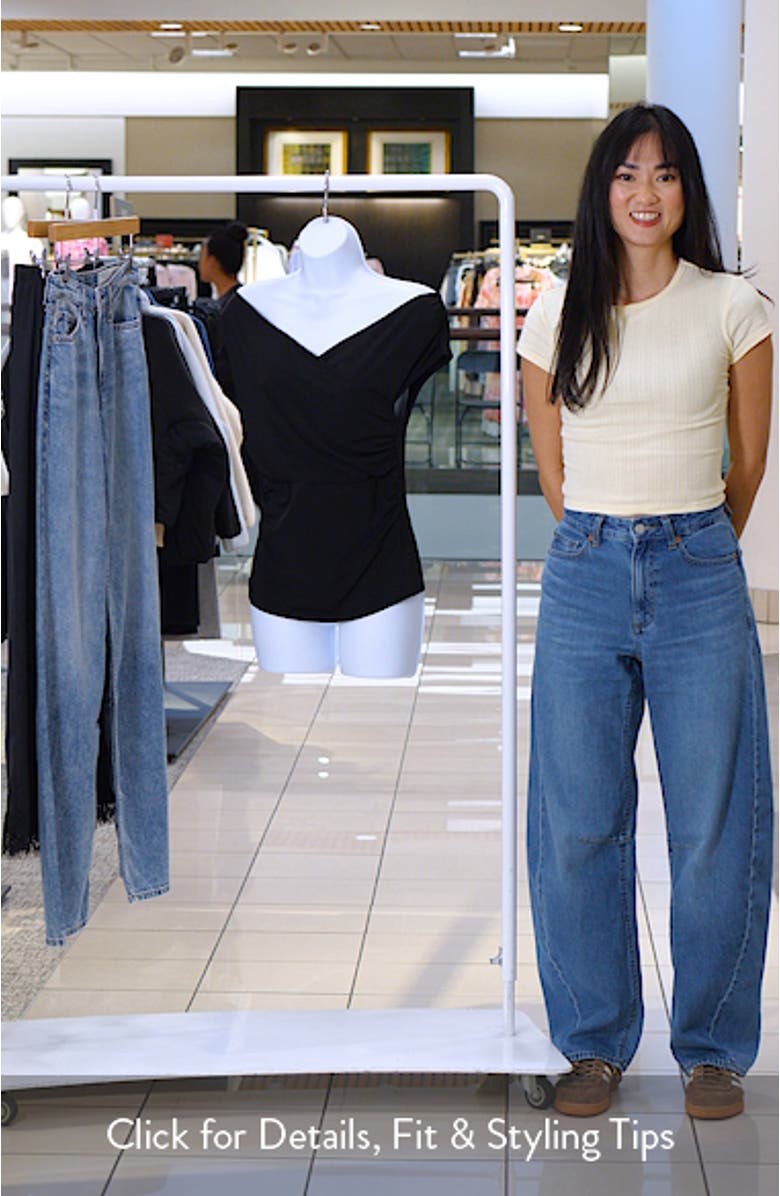 Crossover Off the Shoulder Top, sales video thumbnail