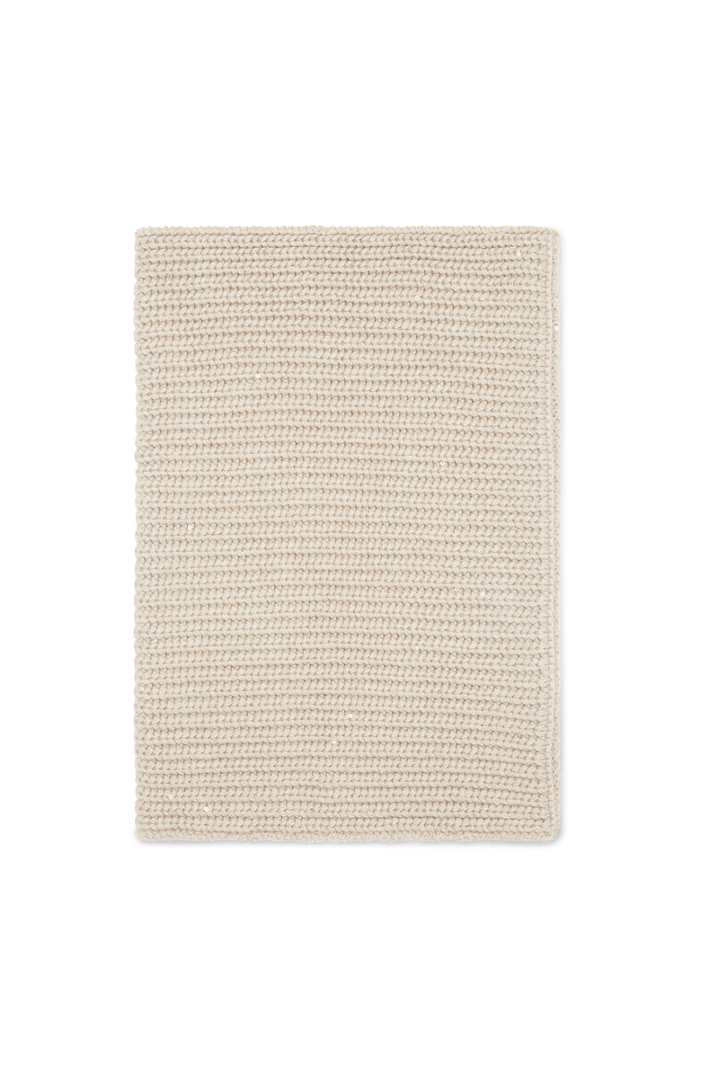 Brunello Cucinelli Dazzling neck warmer, Main, color, Beige