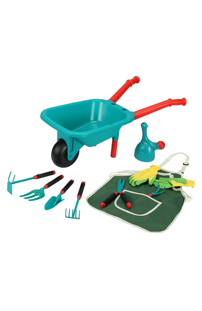 Trimate Kids Gardening Set W/ Wheelbarrow
Accessories, 10 Pieces, Main, color, Multicolored