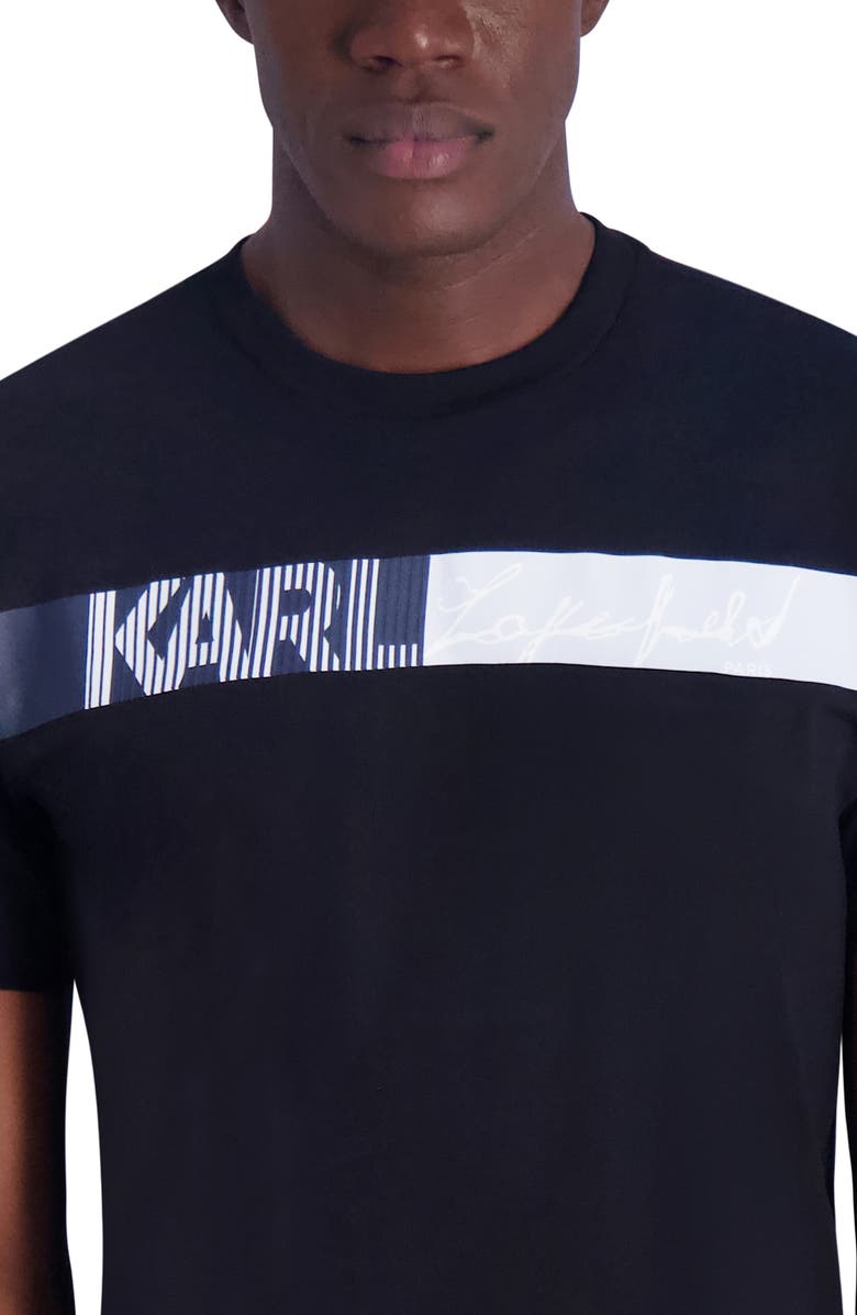 KARL LAGERFELD PARIS Logo Graphic T-Shirt, Alternate, color,