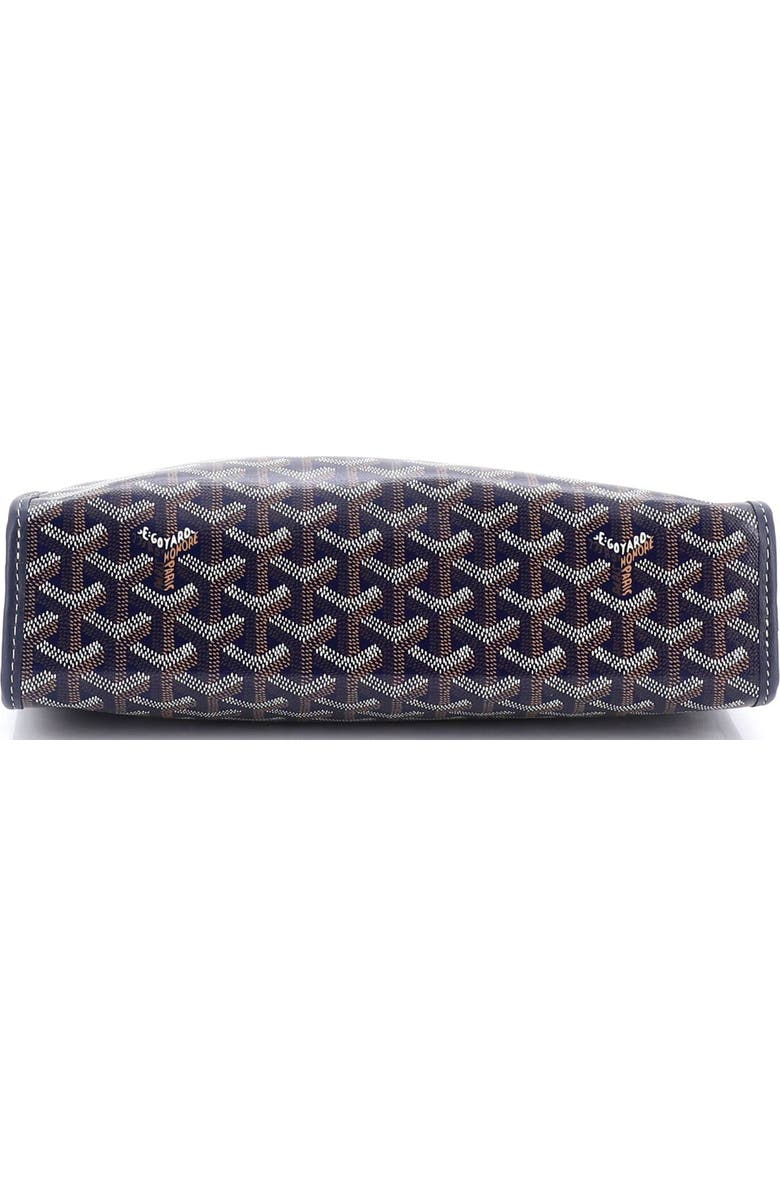 Pre-Owned Goyard Jouvence Toiletry Pouch Coated Canvas GM, Alternate, color, Blue