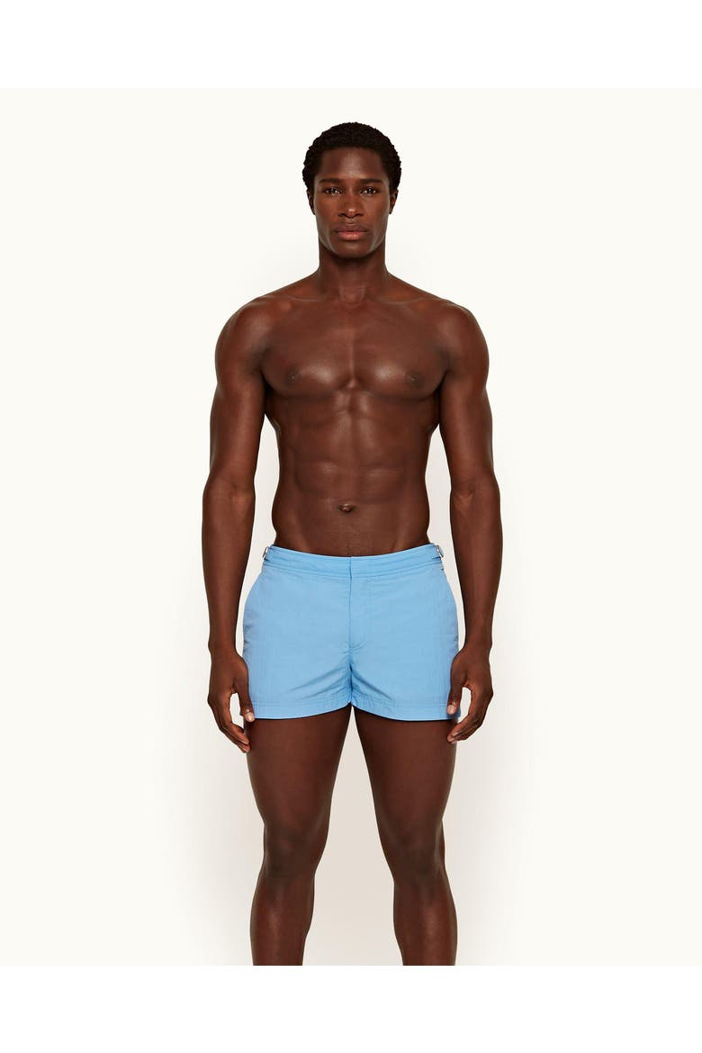 Springer Tailored-Fit Swim Shorts, Main, color, RIVIERA II