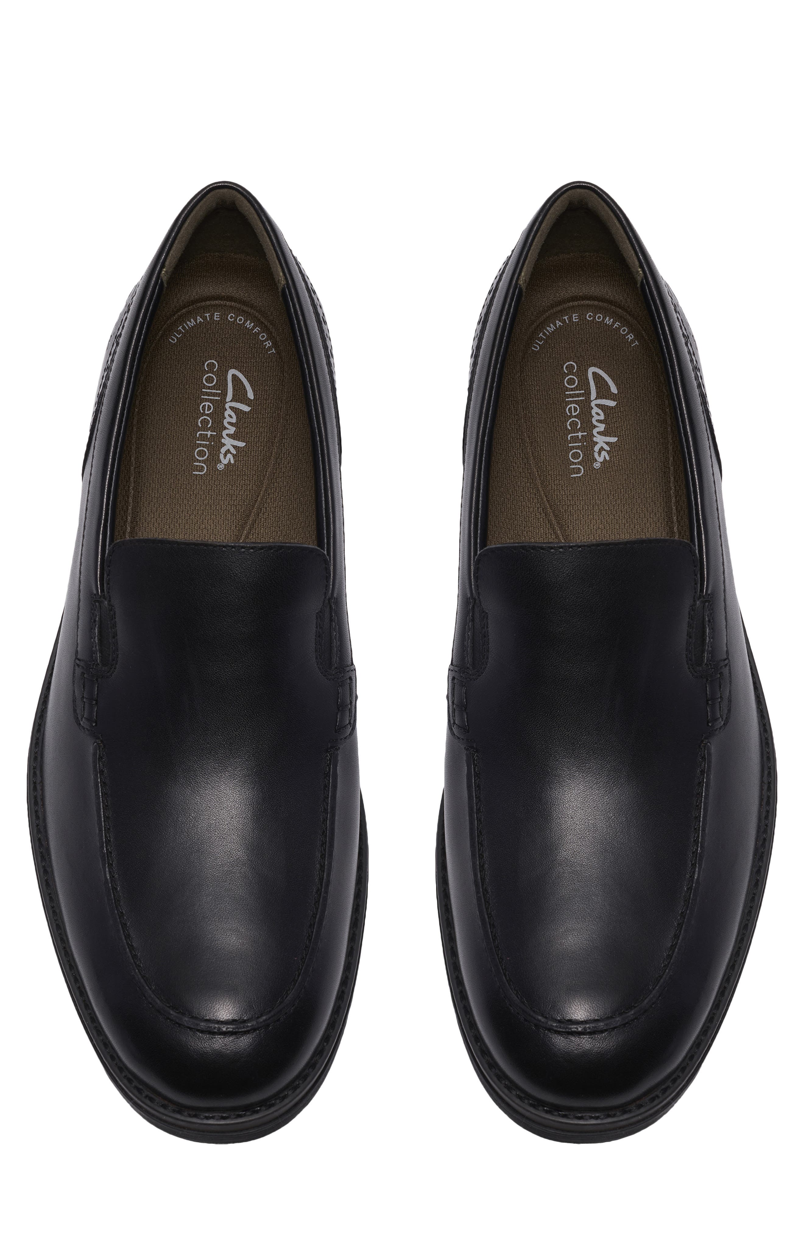 Emmet Flexway Loafer, Alternate, color, BLACK SMOOTH