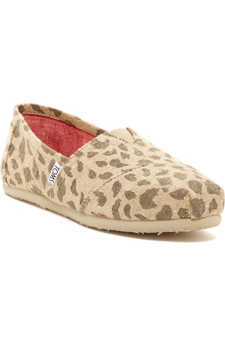 TOMS 'Classic - Leopard' Slip-On, Main, color,
