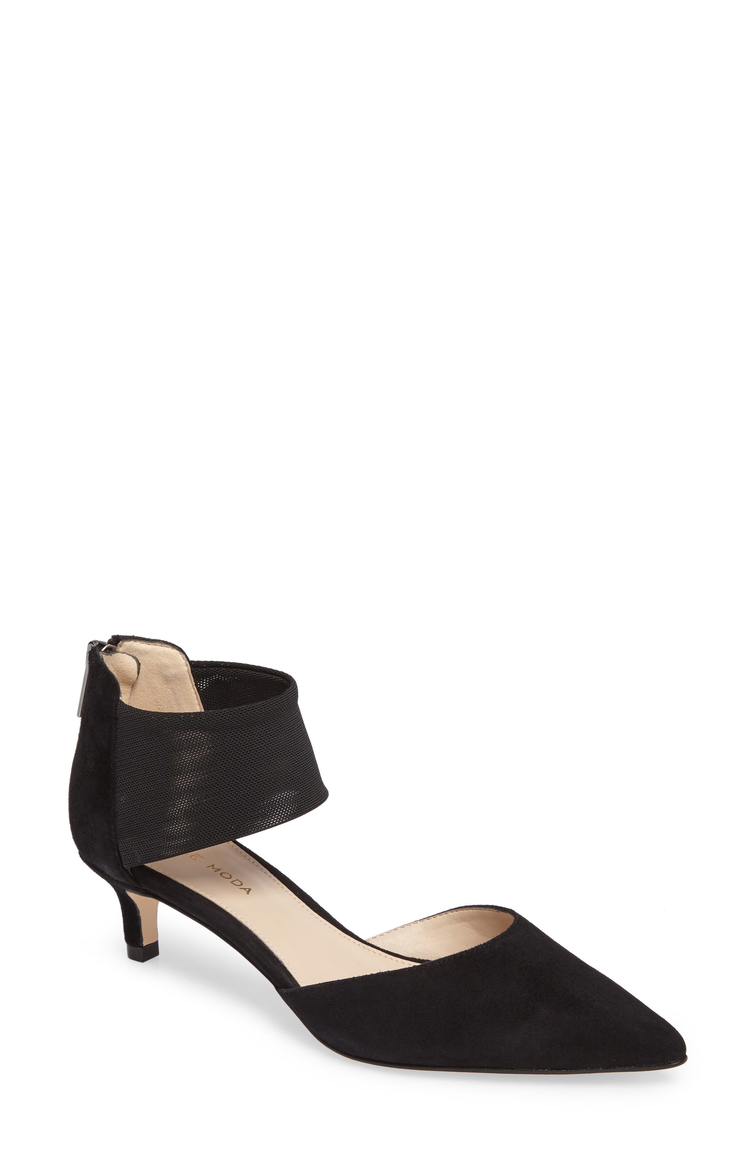 Pelle Moda Dezi Pump, Main, color, Black Suede
