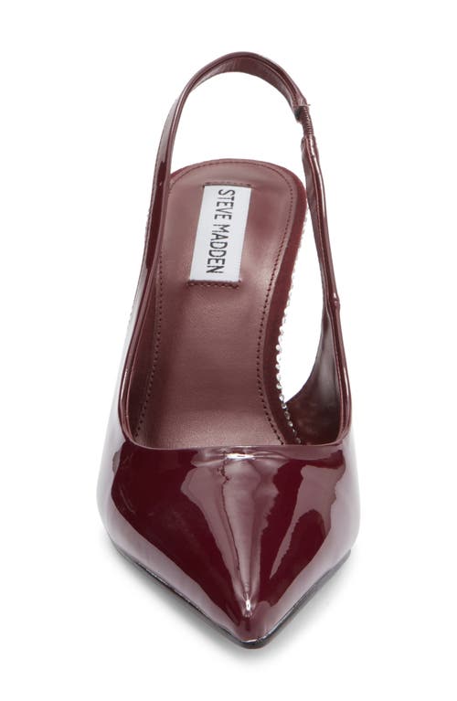 Steve Madden Jayney Slingback Pump In Burgundy