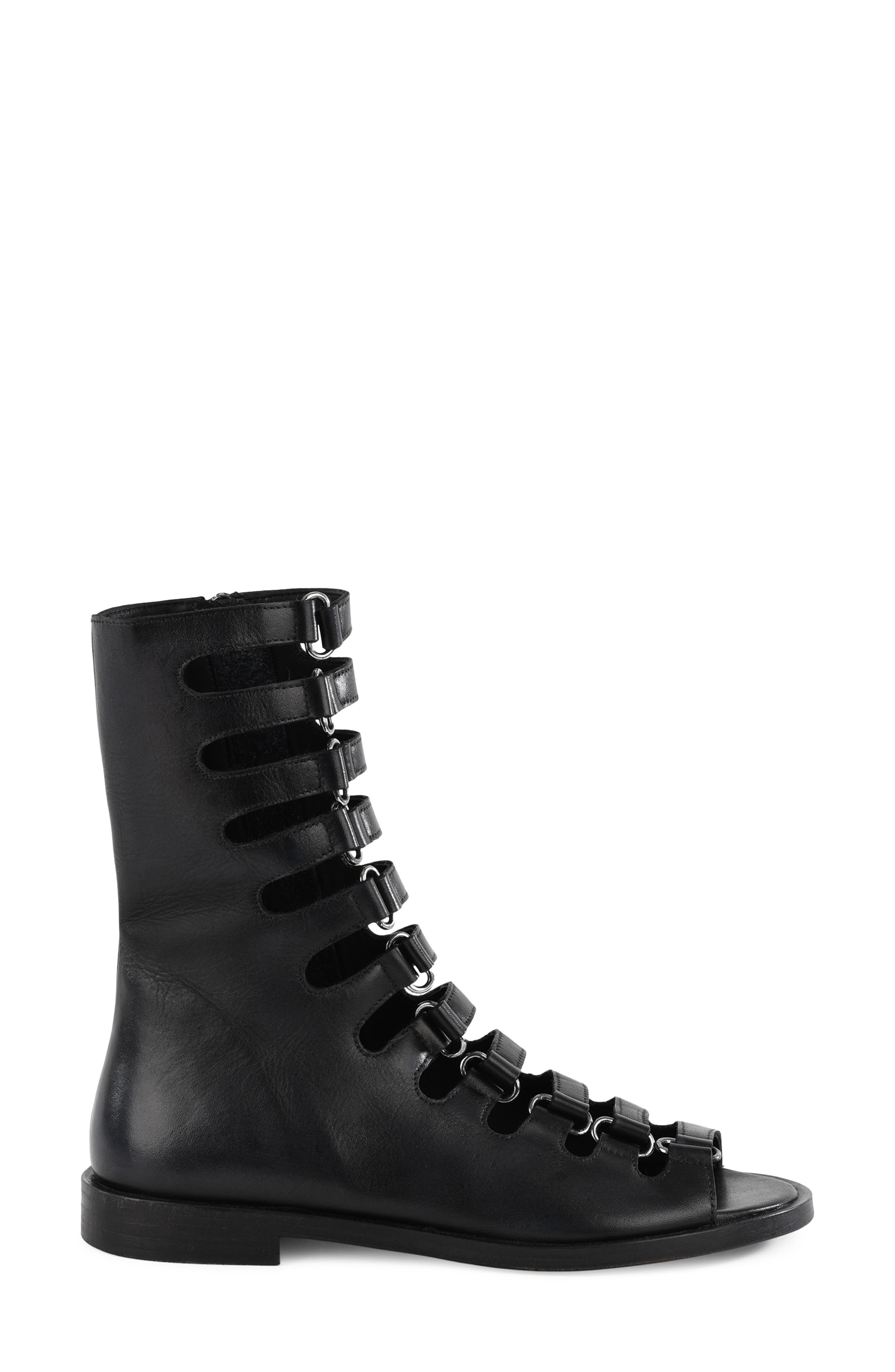 Seychelles Mainstage Strappy Buckle Boot, Alternate, color, Black