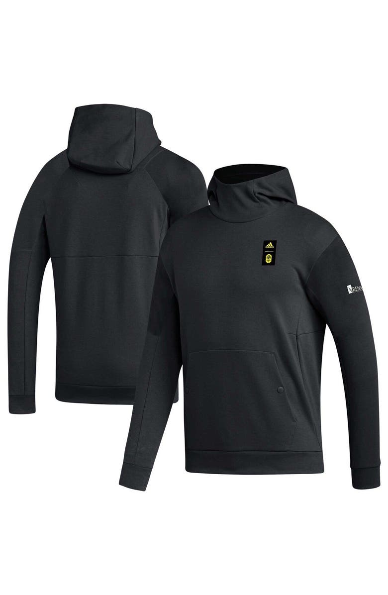 adidas Men's adidas Black Nashville SC 2023 Player Travel Pullover Hoodie, Alternate, color, 