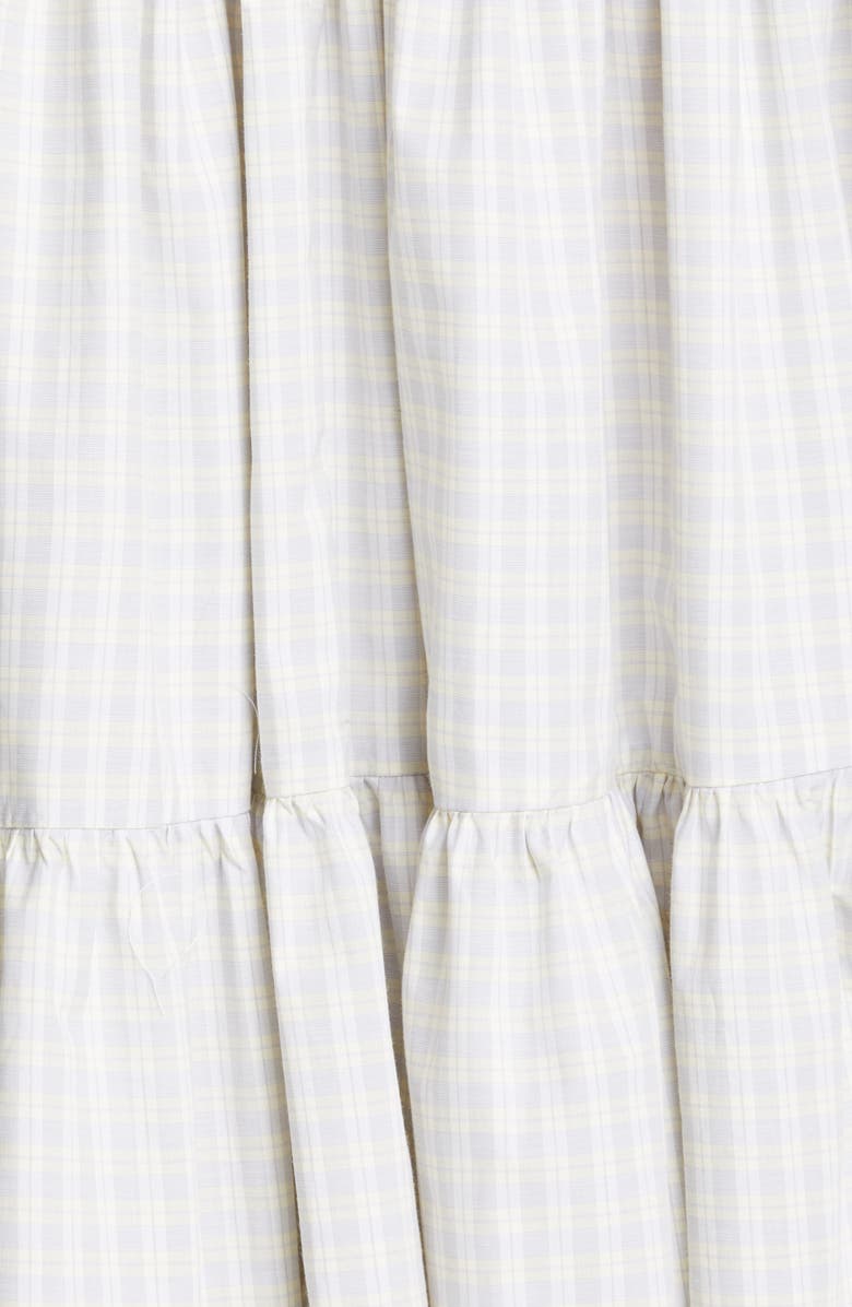 Batsheva Lucy Check Tiered Midi Dress, Alternate, color, 