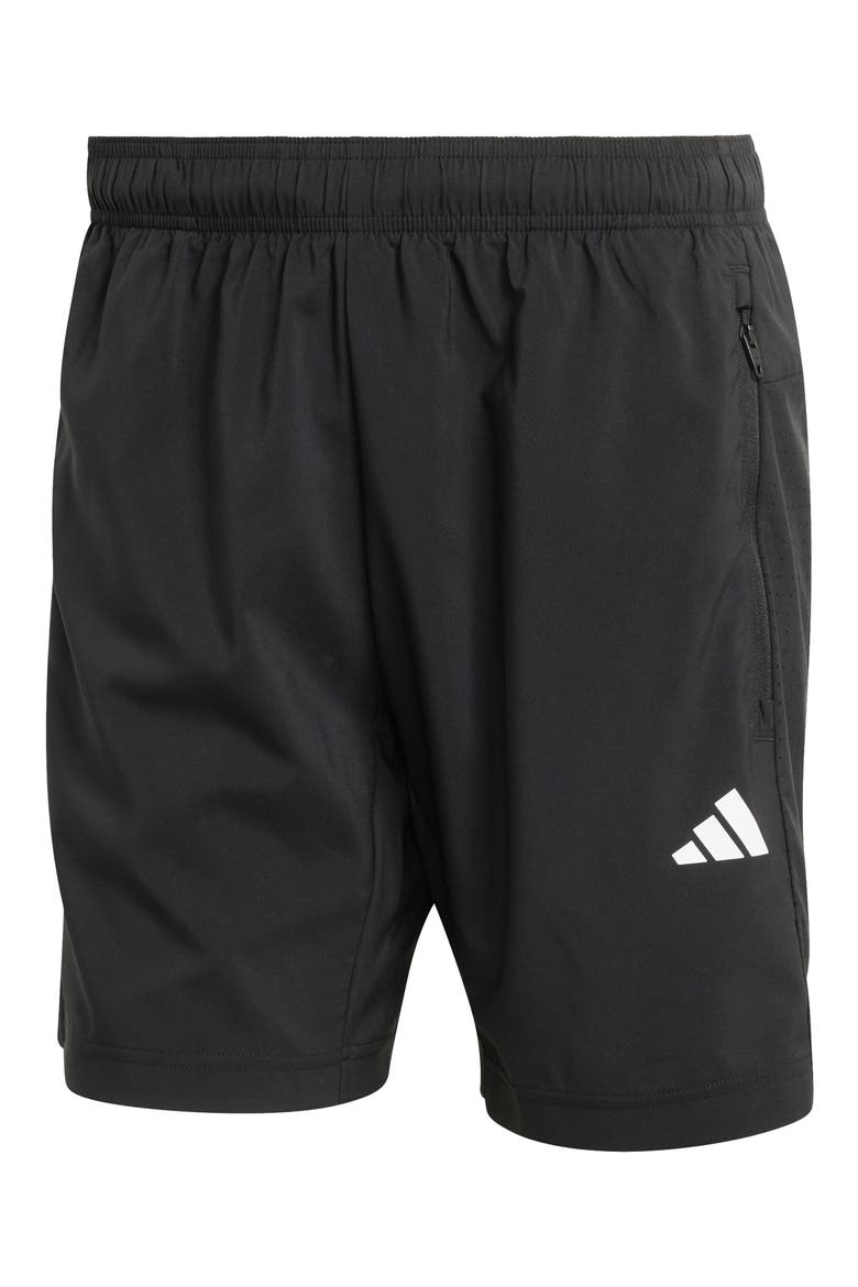 Essentials Woven Performance Shorts, Alternate, color, BLACK