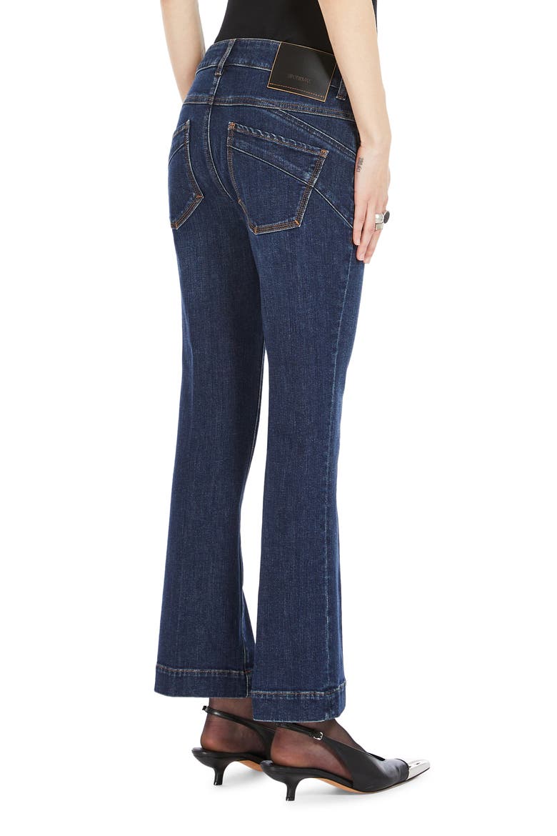 Ankle Mini Flare Jeans, Alternate, color, MIDNIGHT BLUE
