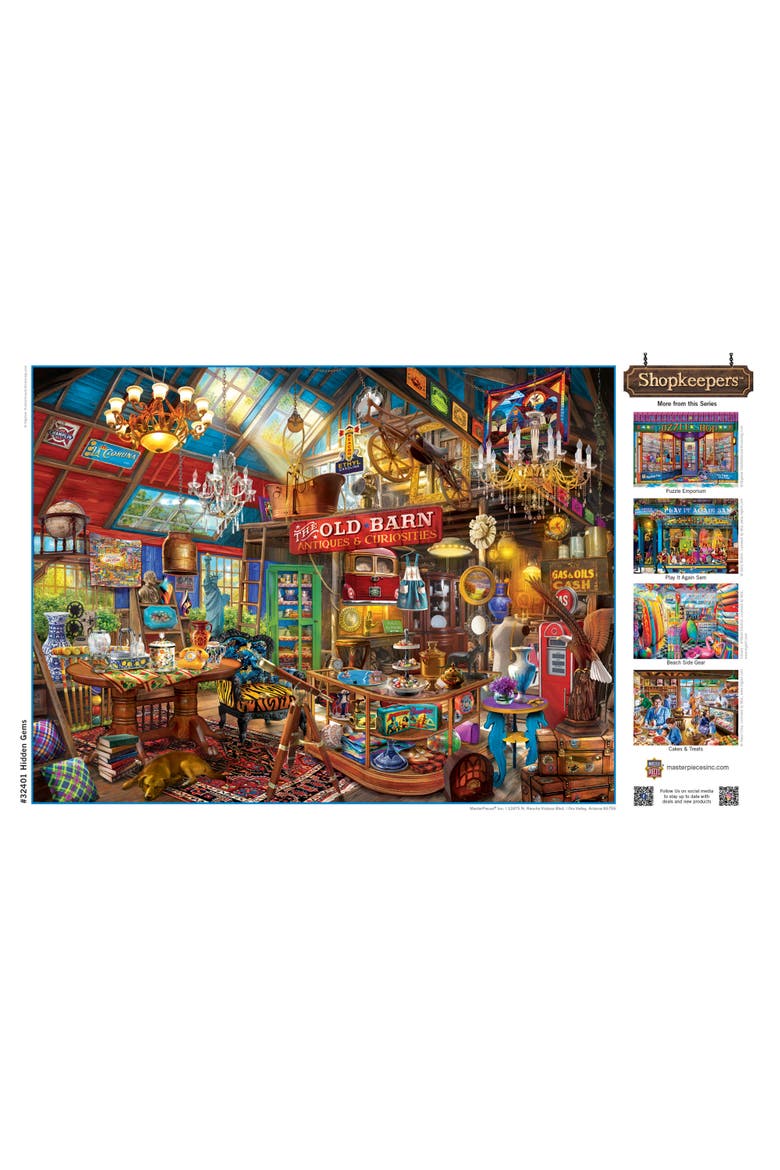 Hidden Gems 750 Piece Jigsaw Puzzle, Alternate, color, Multicolor