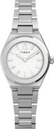 Timex® Q Timex® Continental Mini 24mm Stainless Steel Bracelet Watch