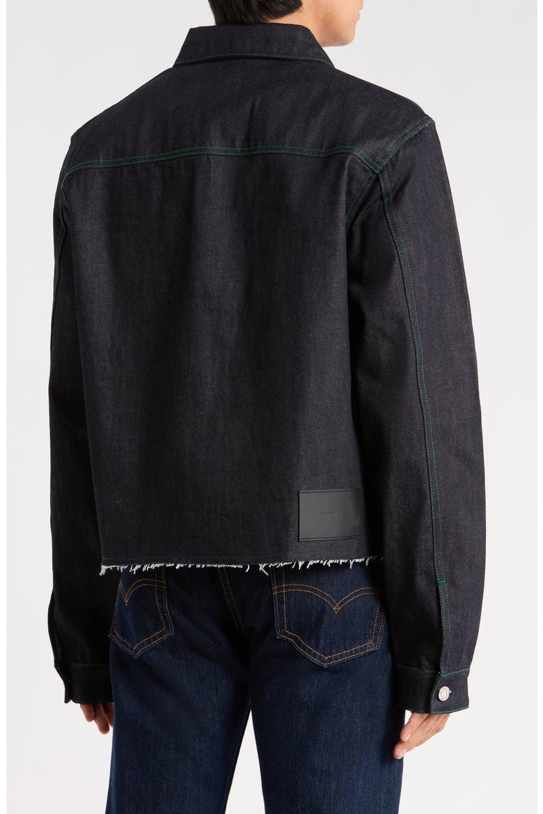 Cutoff Denim Jacket, Alternate, color, LS CUT OFF SHIRT