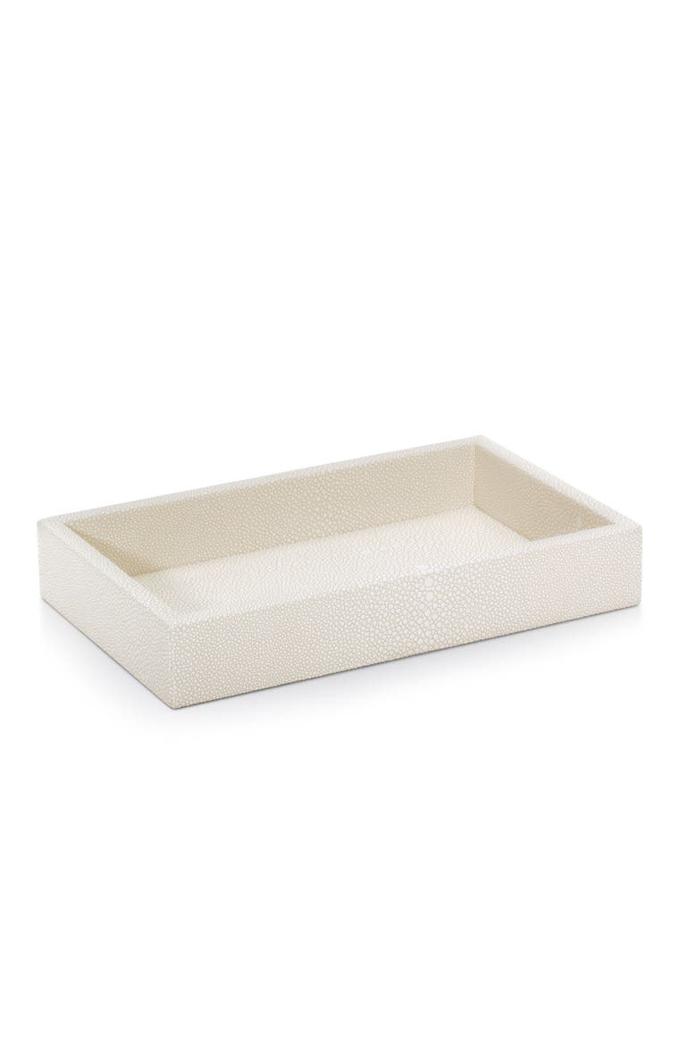 Raye Ivory Towel Tray, Alternate, color, IVORY