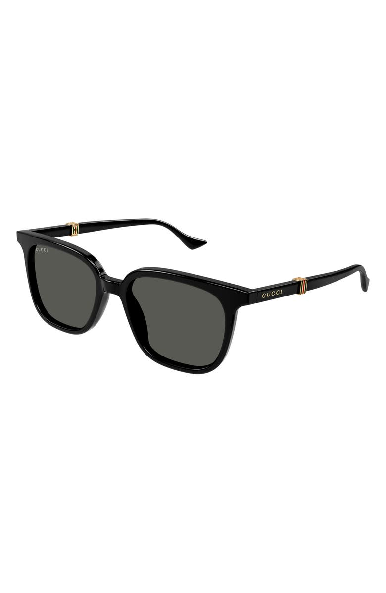 Gucci 54mm Square Sunglasses, Alternate, color, 
