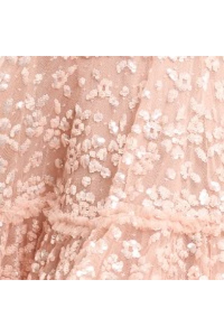Maeva Long Sleeve Kids Dress, Alternate, color, Pearl Pink