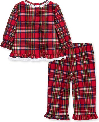 Plaid Two-Piece Pajamas